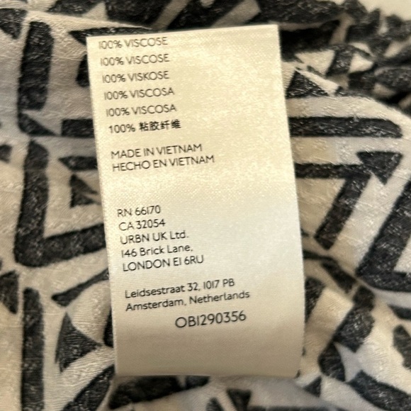 Free People Boho Print Ruffle Blouse - Picture 8 of 9